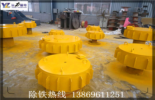 鋁線圈幹式圓盤式電磁除鐵器