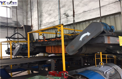 電磁自卸式除鐵器，河南電磁自卸式除鐵器用什麽電機國家標準_河南RCDD-12自卸式電磁除鐵器廠家配件_型號及工作視頻 