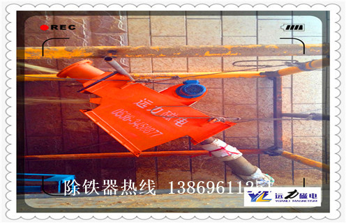 管道除鐵器，廣東管道式永磁自動除鐵器方案_千亿体育-充值中心廣東管道式永磁自動除鐵器方案應用安裝示意圖型12000高斯_可定製工作原理