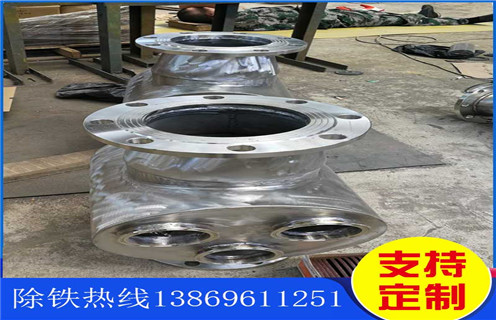 管道除鐵器，棗莊管道除鐵器_棗莊管道除鐵器應用安裝示意圖型12000高斯_可定製工作原理